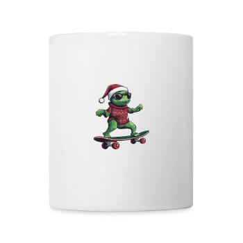 Chameleon Weihnachten Lustig - Tasse - Weiß - Vorne
