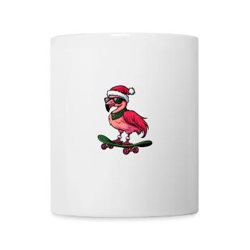 Flamingo Weihnachten Lustig - Tasse - Weiß - Vorne