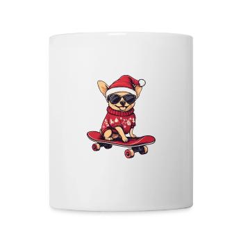 Chihuahua Chien Noël Drôle - Mug blanc - blanc - Devant