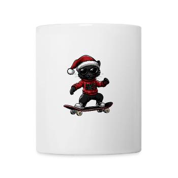 Panther Weihnachten Lustig - Tasse - Weiß - Vorne