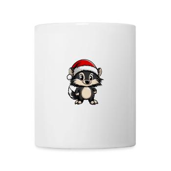 Hérisson Noël Mignon - Mug blanc - blanc - Devant