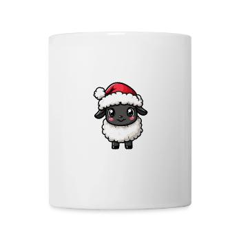 Mouton Noël Mignon - Mug blanc - blanc - Devant