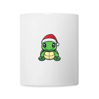 Turtle Christmas Cute - Mug - white - Front