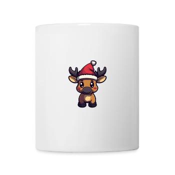 Elch Weihnachten Niedlich - Tasse - Weiß - Vorne