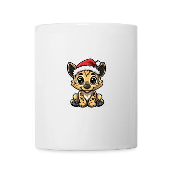 Hyène Noël mignon - Mug blanc - blanc - Devant