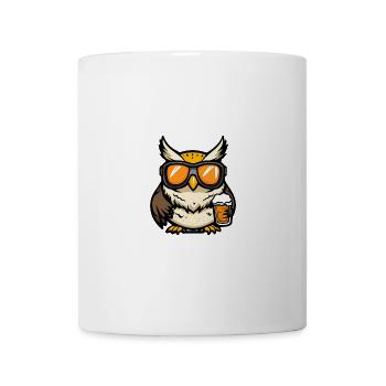 Eule Ski Bier - Tasse - Weiß - Vorne