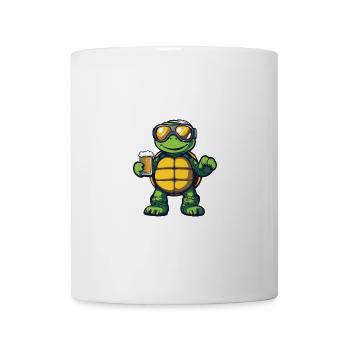 Schildkröte Ski Bier - Tasse - Weiß - Vorne