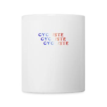 CYCLIST FRANCE bike bikes - Mug - white - Front
