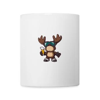 Elch Ski Bier - Tasse - Weiß - Vorne