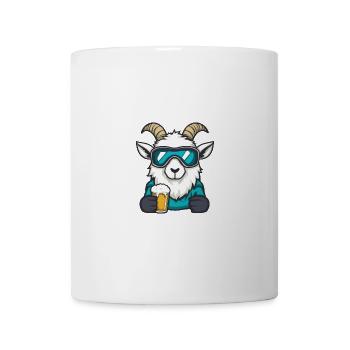 Bergziege Ski Bier - Tasse - Weiß - Vorne
