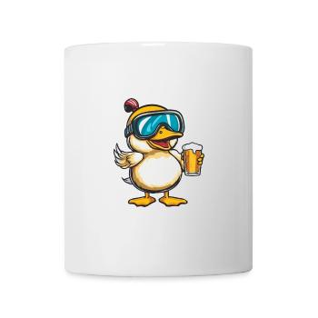 Ente Ski Bier - Tasse - Weiß - Vorne