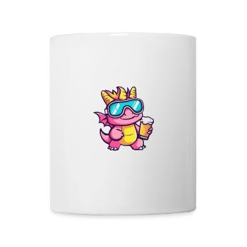 Drache Ski Bier - Tasse - Weiß - Vorne