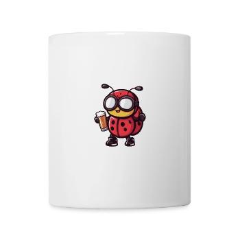 Marienkäfer Ski Bier - Tasse - Weiß - Vorne