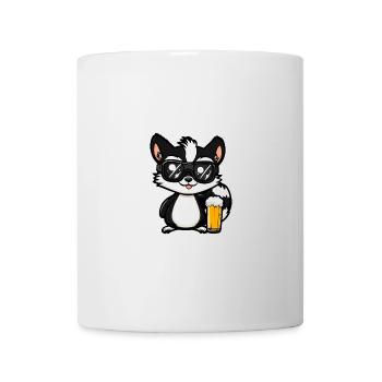 Stinktier Ski Bier - Tasse - Weiß - Vorne