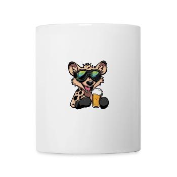 Hyäne Ski Bier - Tasse - Weiß - Vorne