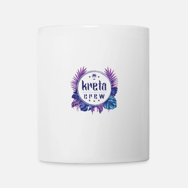 Kreta Crew Bunt - Tasse - Weiß