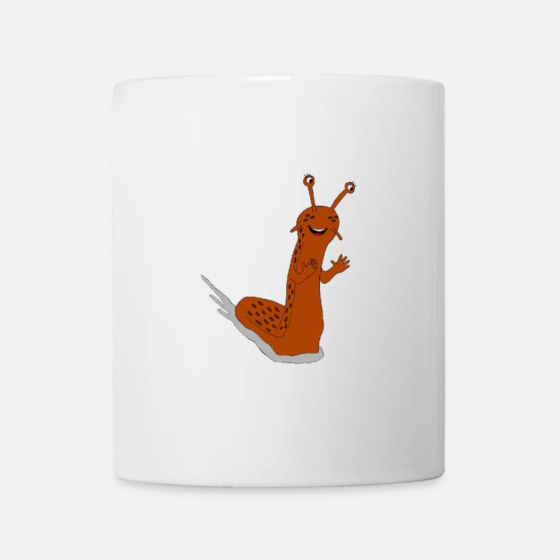 Slug Snail Slime Trail Slime Slime - Mug - white