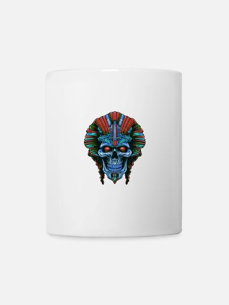 Pharao Totenkopf - Tasse - Weiß