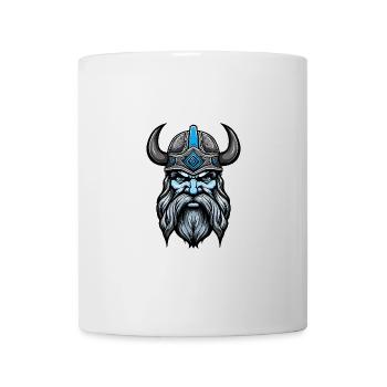 Viking Head Valhalla Odin - Mug - white - Front