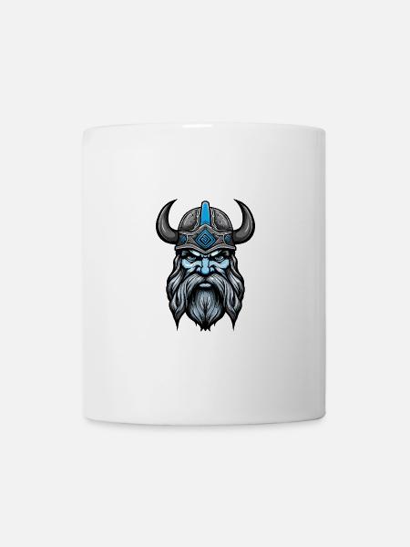 Wikinger Kopf Valhalla Odin - Tasse - Weiß