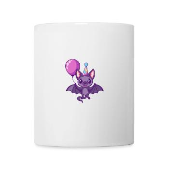Chauve-souris Anniversaire Bébé - Mug blanc - blanc - Devant