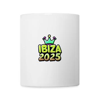 Ibiza 2025 Urlaub - Tasse - Weiß - Vorne
