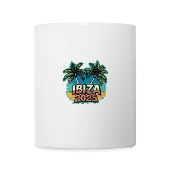 Ibiza 2025 Palmen - Tasse - Weiß - Vorne