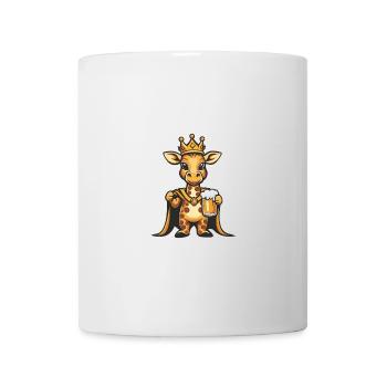 Girafe Bière Drôle - Mug blanc - blanc - Devant