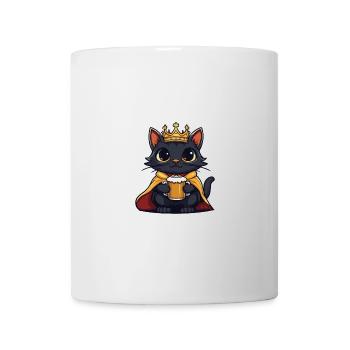 Katze Bier Lustig - Tasse - Weiß - Vorne