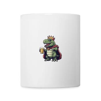 Dinosaur T-Rex Beer Funny - Mug - white - Front