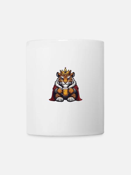 Tiger Bier Lustig - Tasse - Weiß