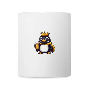 Pinguin Bier Lustig - Tasse - Weiß - Vorne