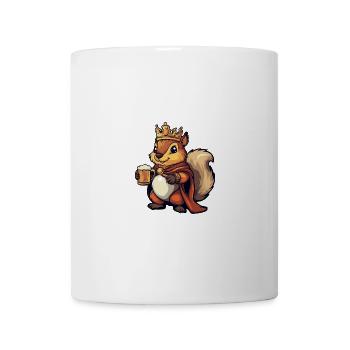 Bière d’écureuil drôle - Mug blanc - blanc - Devant