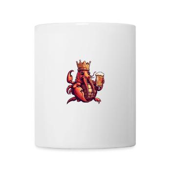 Hummer Krebs Bier Lustig - Tasse - Weiß - Vorne