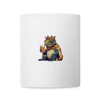 Chameleon Bière Drôle - Mug blanc - blanc - Devant