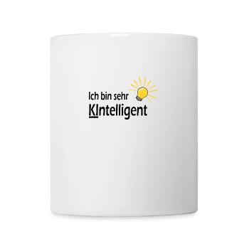 Ich bin sehr KIntelligent - Tasse - Weiß - Vorne