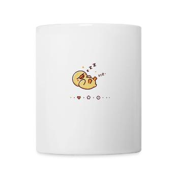 Cute Sleeping Baby Duck - Tasse - Weiß - Vorne