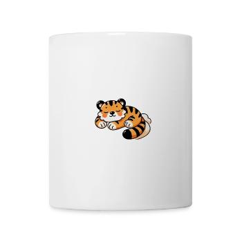 Cute Sleeping Baby Tiger 2 - Tasse - Weiß - Vorne
