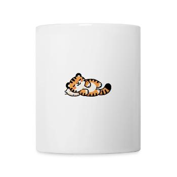 Cute Sleeping Baby Tiger - Tasse - Weiß - Vorne