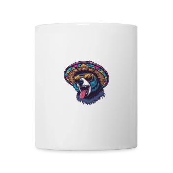 Bear Comic Funny Sombrero - Mug - white - Front