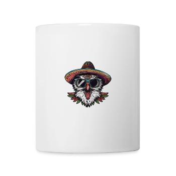 Eule Lustig Sombrero - Tasse - Weiß - Vorne