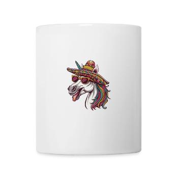 Unicorn Funny Sombrero - Mug - white - Front