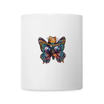 Schmetterling Lustig Sombrero - Tasse - Weiß - Vorne