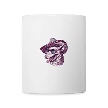 Armadillo Funny Sombrero - Mug blanc - blanc - Devant
