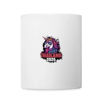Thailand 2025 Einhorn - Tasse - Weiß - Vorne