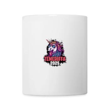 Tenerife 2025 Licorne - Mug blanc - blanc - Devant