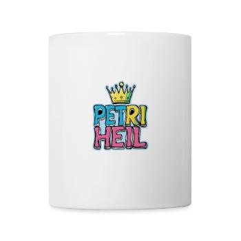 Petri Heil Fischen - Tasse - Weiß - Vorne