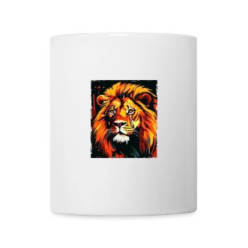 Lion Portrait - Mug - white - Front