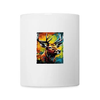 Deer Portrait - Mug - white - Front