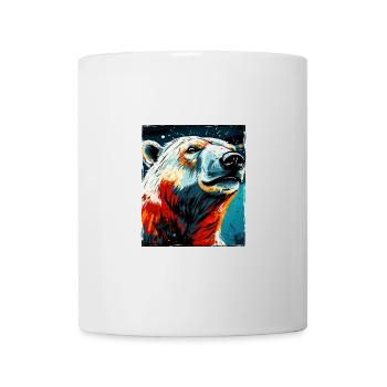 Polar Bear Portrait Polar Bear - Mug - white - Front